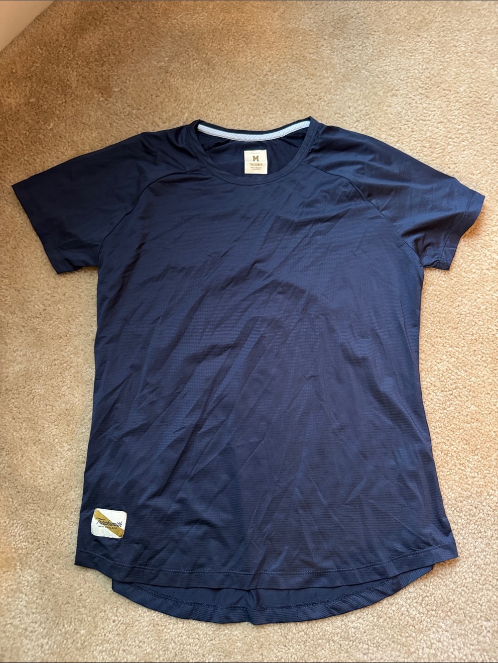 Tracksmith Navy Short Sleeve Twilight Tee